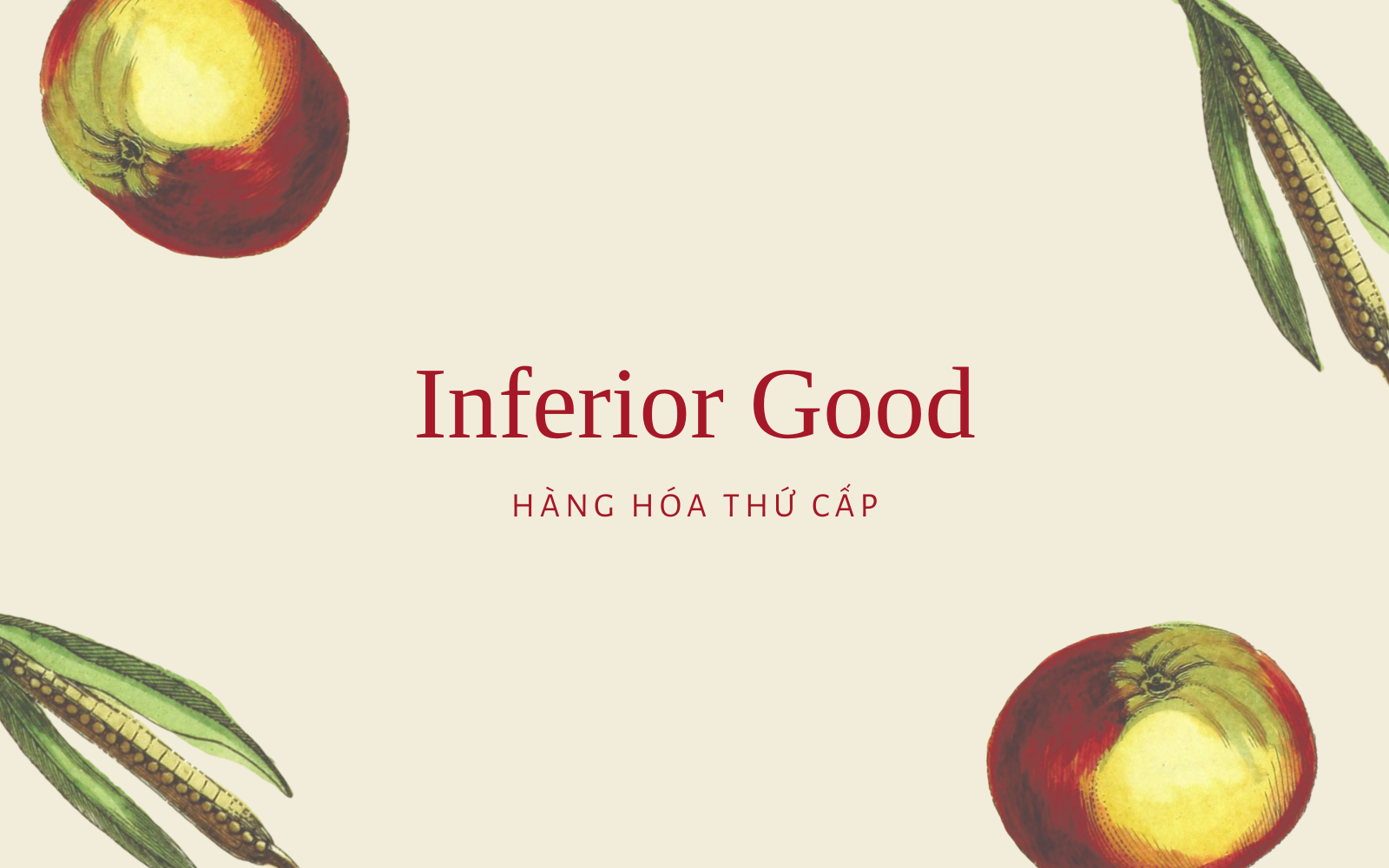 Hàng hóa thứ cấp là gì 1 