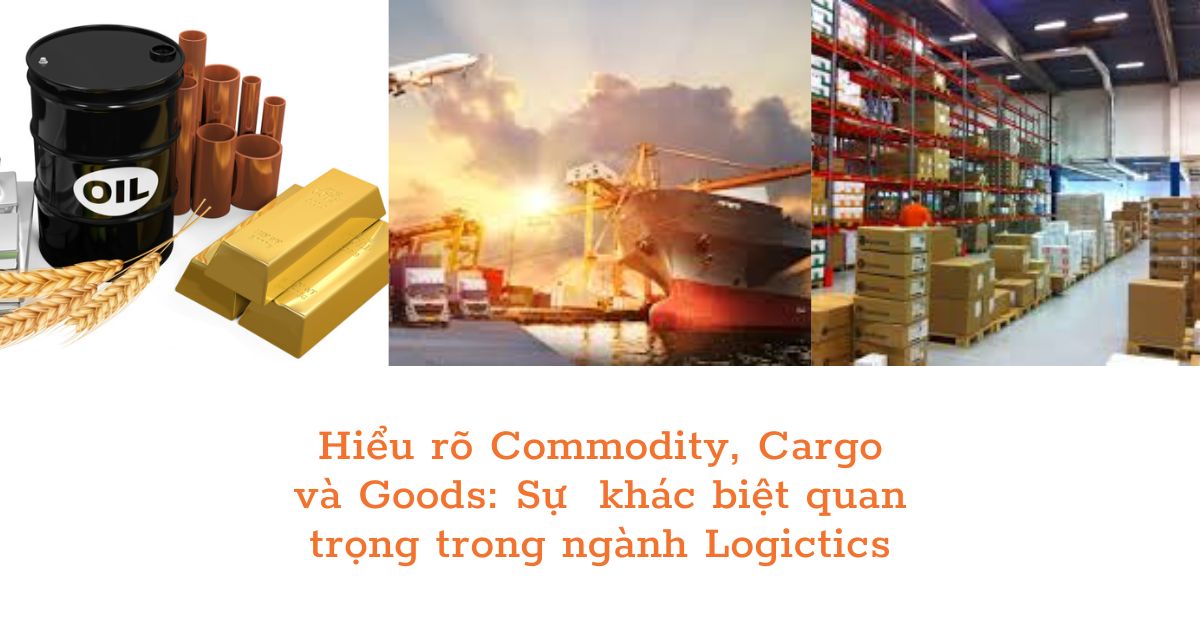 Hiểu rõ Commodity, Cargo và Goods: Sự  khác biệt quan trọng trong ngành Logictics