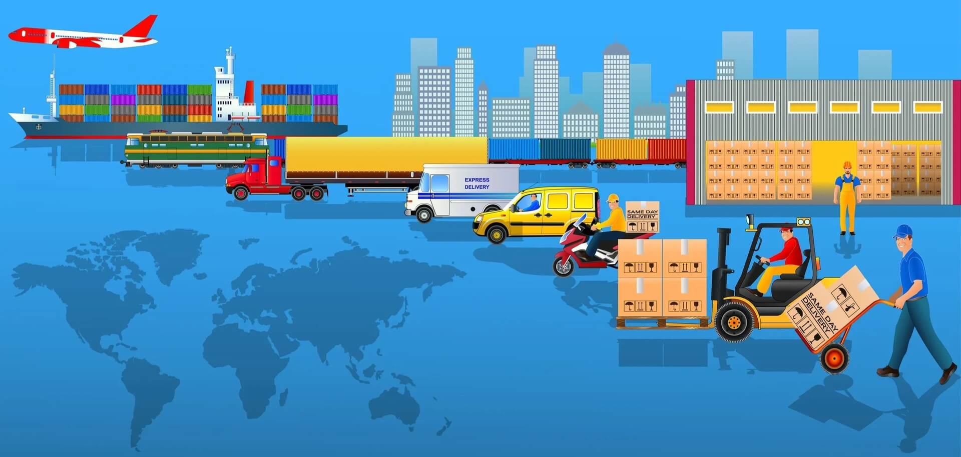 Bước lưu trữ hàng hóa của logistics