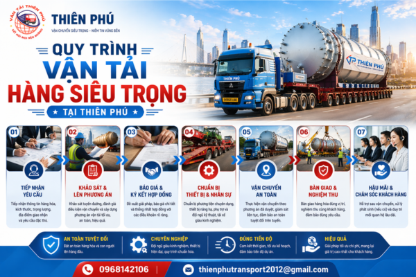 Dịch vụ vận tải hàng siêu trọng HÀ Nội TPHCM